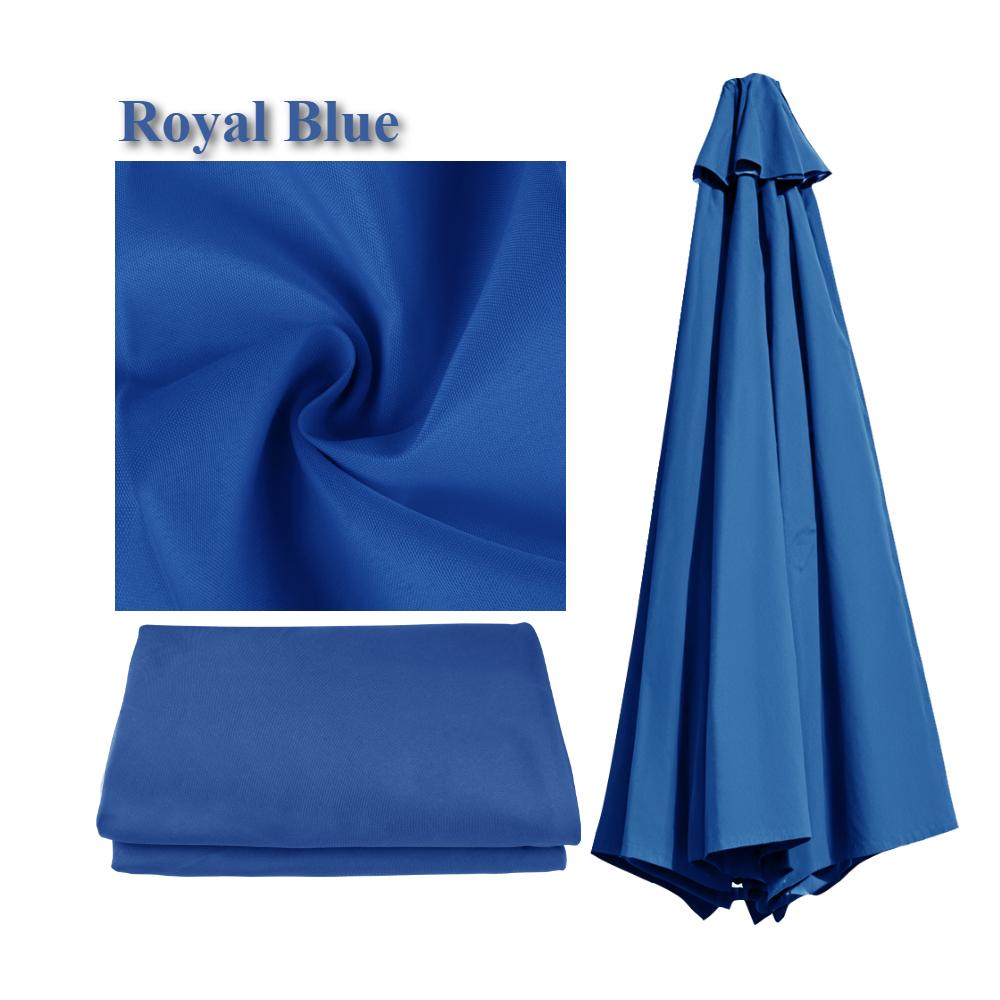

Parasol Replacement Cloth Outdoor Garden 2/2.5/2.7/3M Umbrella Cover Waterproof Sunshade Canopy For 6 Ribs/8 Ribs Parasol Cover 2M for 6Ribs королевский синий