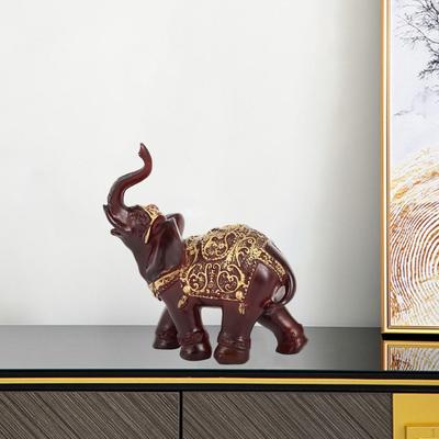 Elephant Statue Feng Shui Resin Ornament Decoration Wedding Gift