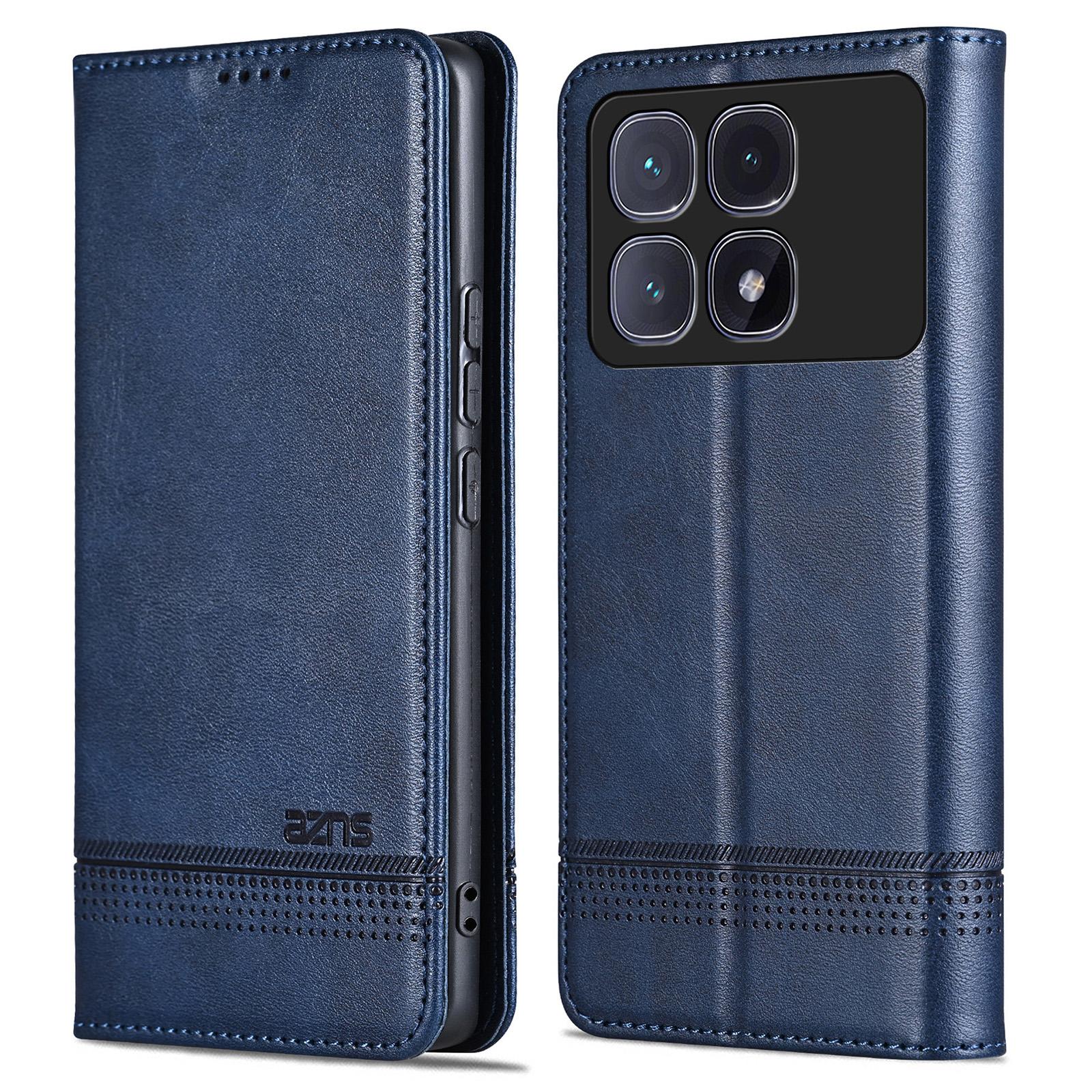 

AZNS For Xiaomi Redmi K70 Ultra Case Cowhide Texture PU Leather Wallet Phone Cover E