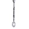 Motorcycle Modification Crossbar Handle Reinforcement Black Chrome Plated Steel Motorbike Handlebar Accessory