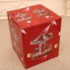 Glowing Music Wooden Horse Swing Christmas Ornament & Music Box Gift