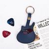 Multipurpose Guitar Pick Pouch Guitar Pick Holder Guitar Shape Pick Storage Bag Protective Pick Holder Case for Picks