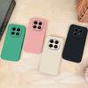 Pour Redmi Note 15 Pro Plus 15R Coque Couleur Bonbon Silicone Liquide Souple Coque Haute Qualité Pour Redmi Note 15Pro+ Boîtier Léger