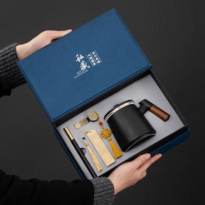 Japanese Ceramic Mug Gift Set with USB Drive & Bookmark