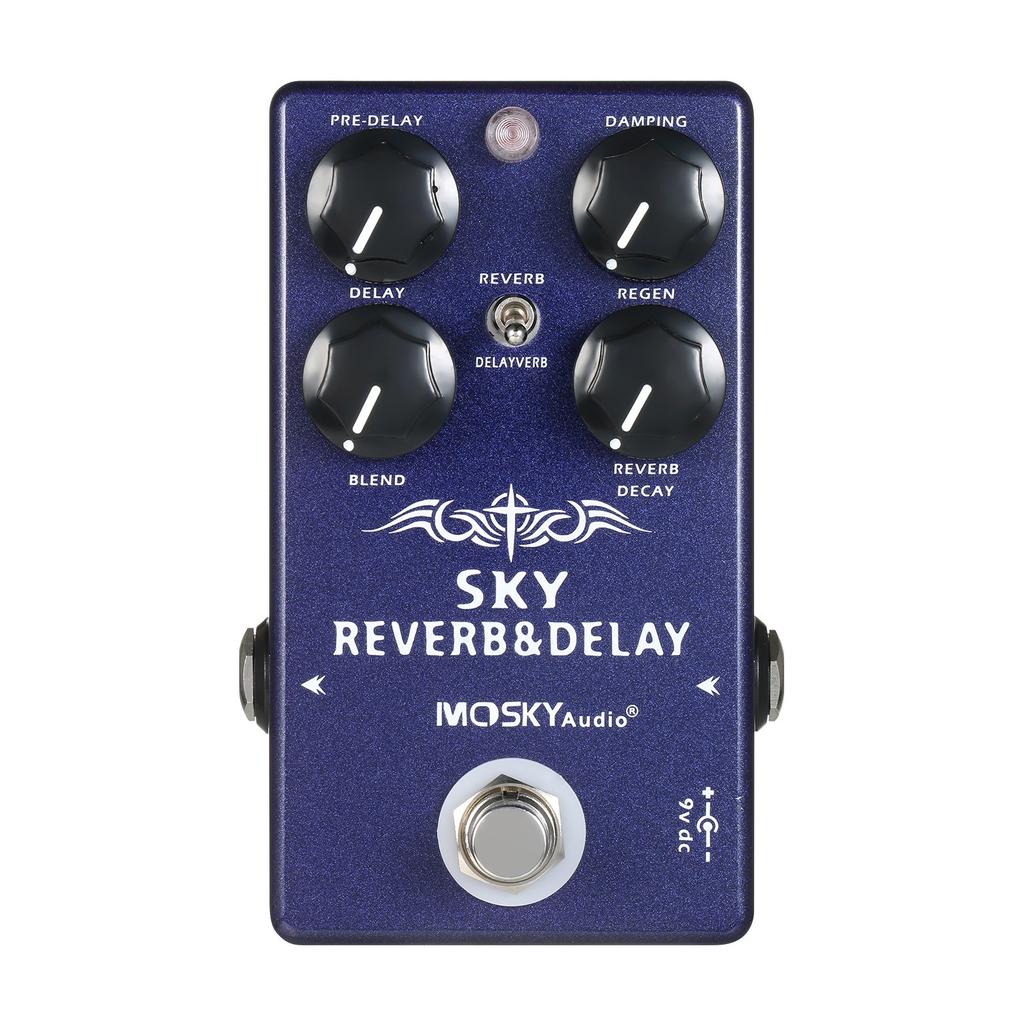 Buy MOSKYaudio 2-in-1 Digital Reverb & Delay Effects Pedal at ...