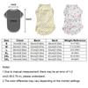 Fruit Print Pet Princess Dresses Flutter Sleeve Dog Cooling Clothes Dog Floral Skirt  for Pet Party