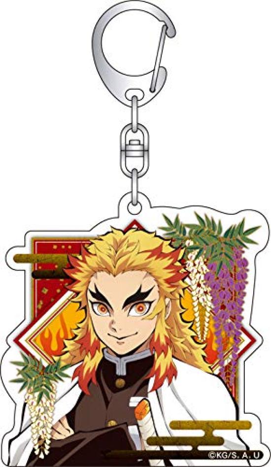 

Демон Клинок рассекающий демонов Ренгоку Кёдзюро Акриловый брелок Истребитель