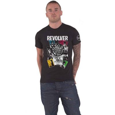 Unisex Adult Revolver Montage Cotton T-Shirt