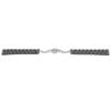 Watch Strap Black Professional Flat Watch Bracelet Strap Replacement Watch Band Accessory18mm   0.71in