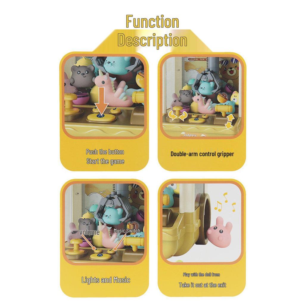 Children's Teddy Bear Claw Machine - Premium Gashapon Series