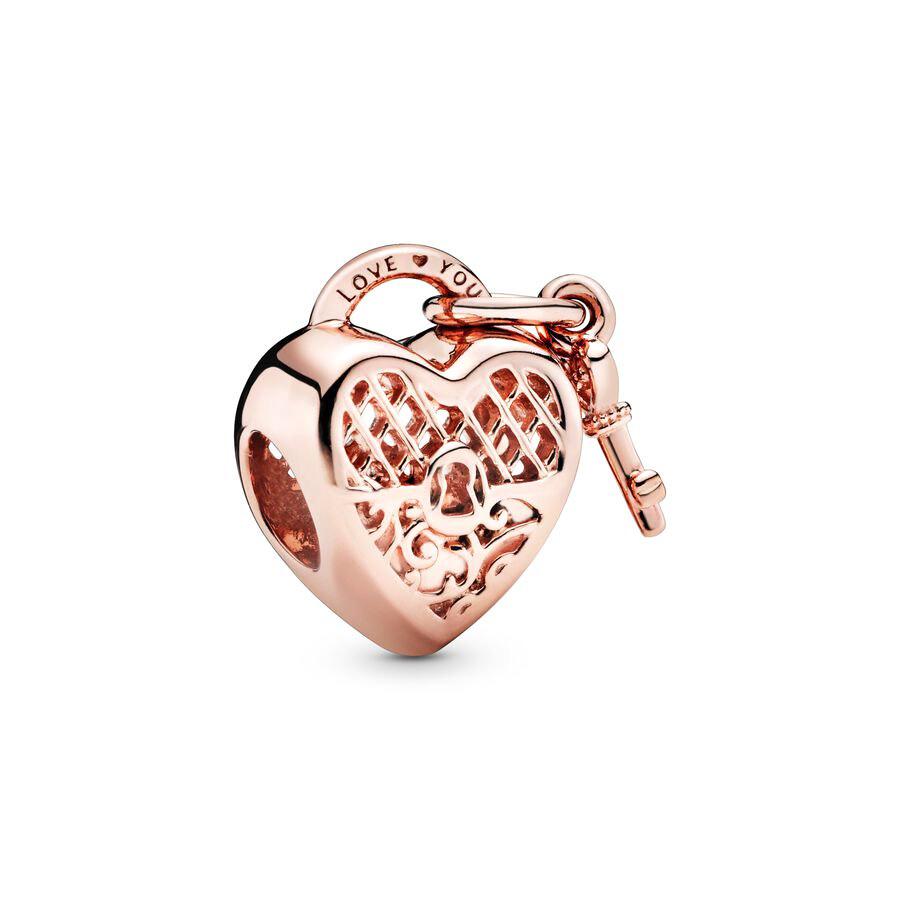 Brillante Europeo Bricolaje Serie Oro Rosa Chapado Flor BOO Colgante Clip Pata Corazón Cuenta Ajuste Pulsera Plata Joyería Regalos