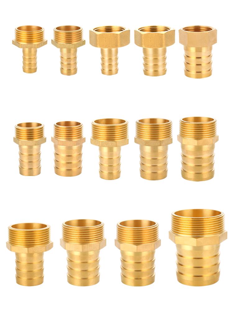 Měděný vnější závitový rychlospojka pro hadici na zemní plyn: 1/1,2/1,5/2 palce, Pasuje na měkkou hadici 16/19/25/32.