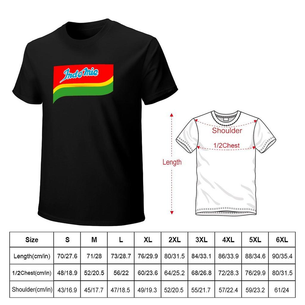 INDOMIE INSTANS NOODLE TShirt quick drying clothes t shirts for men
