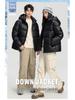 Men's 2025 Winter Down Jacket - White Duck Down, Casual Warm Outerwear for Men