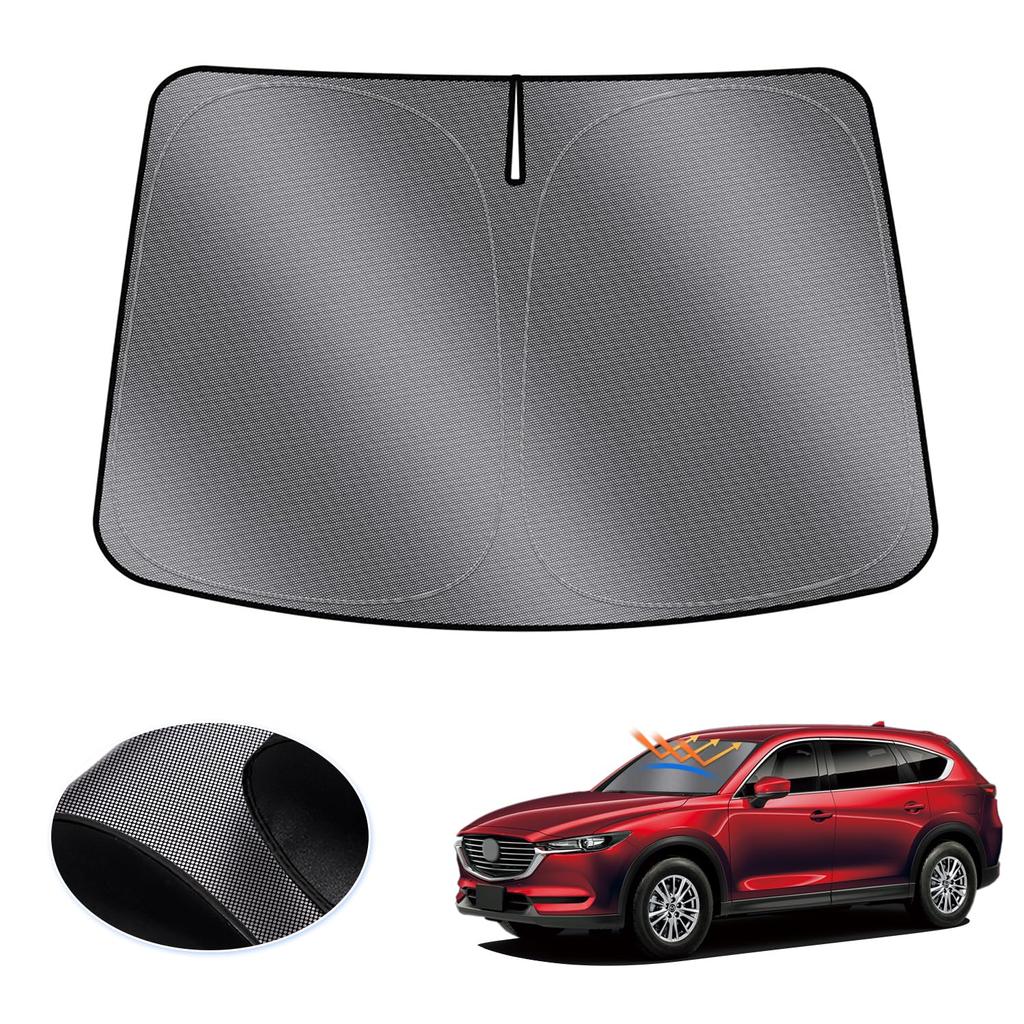 LIMSTYLE Mazda KG Series Windshield CX 8 KG Sunshade UV Car Polka Dot Storage Bag Easy Direct from the Manufacturer CX-8 Sunshade, Multi-Sunshade