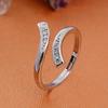 Hot Fashion Charm Women's Natural Faux Silver Adjustable Size Ring