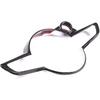 TOYCIDFG Car Steering Wheel Frame Trim Cover Compatible with Alfa Romeo Giulia/Stelvio Interior Accessories ABS Inner Decoration (Carbon Fiber