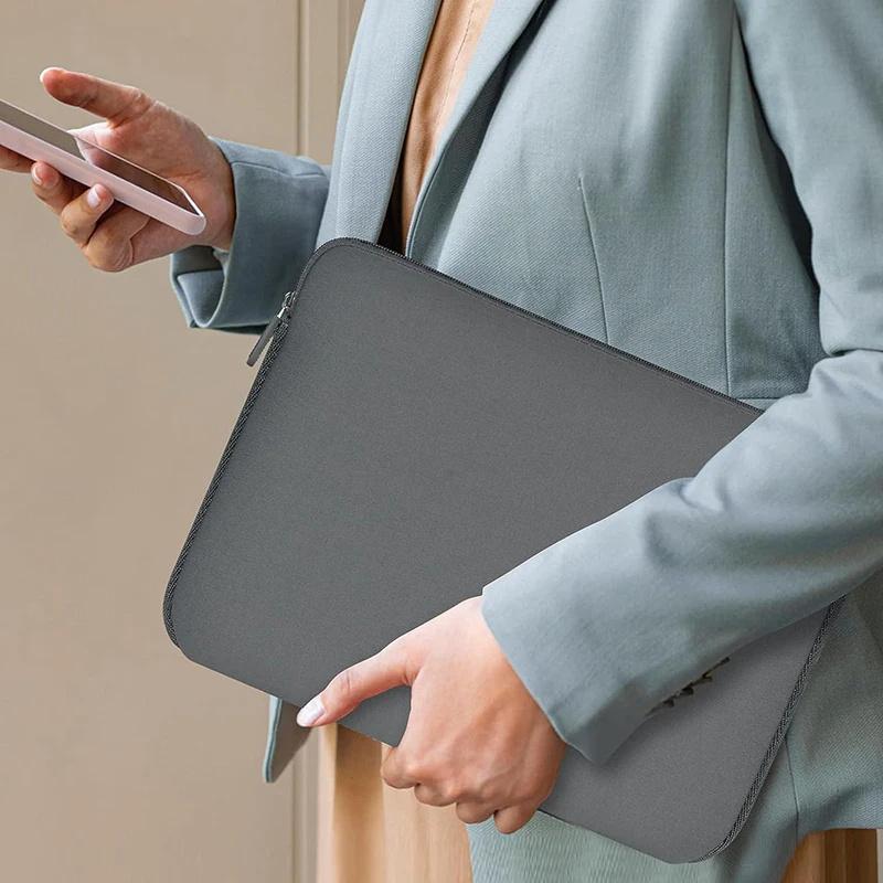 Protective Case for 13-14 Inch Laptops - Drop and Scratch Resistant - Gray