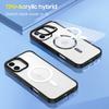 Mobile Phone Case for IPhone16pro Transparent Protective Case N52 Magnetic Phone Case Colored Pattern