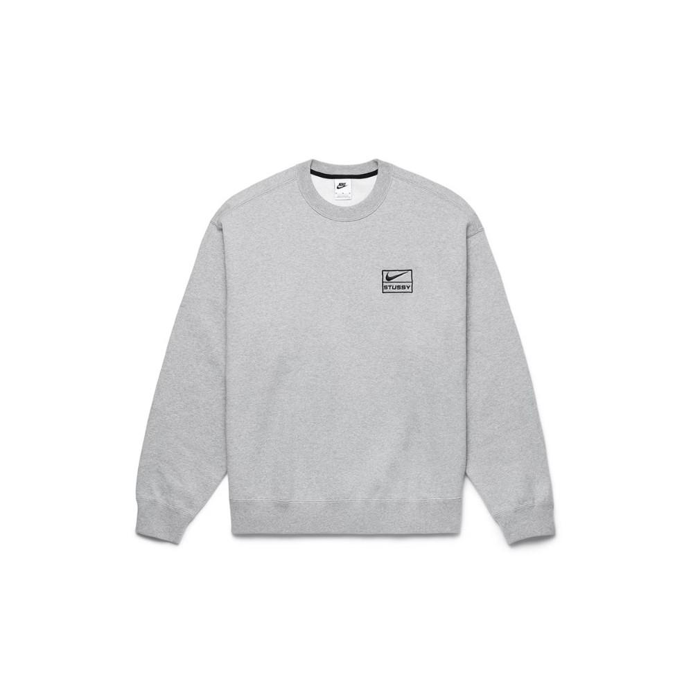 Sweatshirt Nike X Stussy Crew Fleece Grey