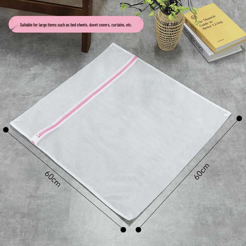 Pink Mesh Laundry Bag for Machine Wash - Anti-Deformation Clothes Care for Bras & Sweaters
