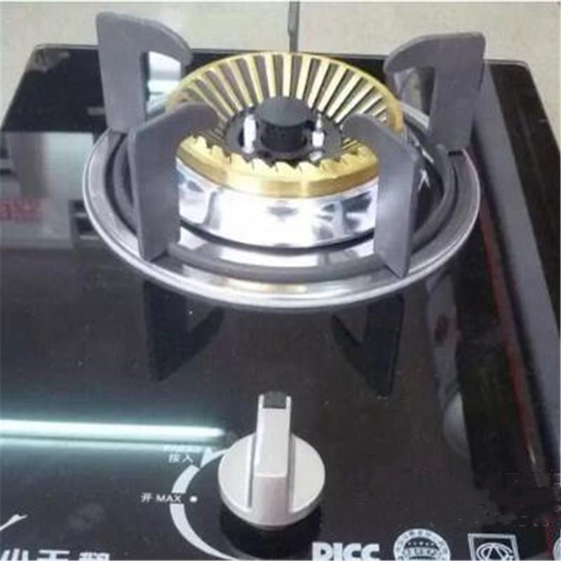 2PCS Metal 6mm/8mm Universal Silver Gas Stove Control Knobs Adaptors Oven Switch Cooking Surface Control Locks