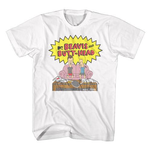 MTV Beavis & Butthead Watching TV Classic T-Shirt Unisex T-Shirt XXL