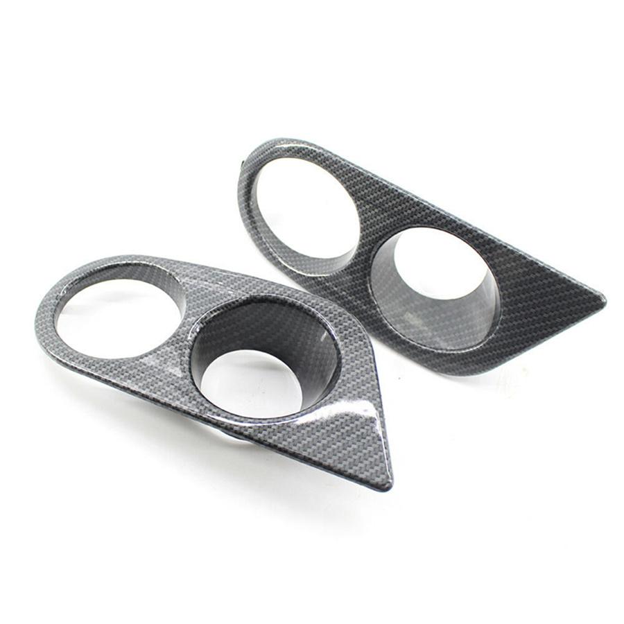Carbon Fiber Look Car Fog Light Cover Left & Right For BMW E46 M3 2-Door 2001-06