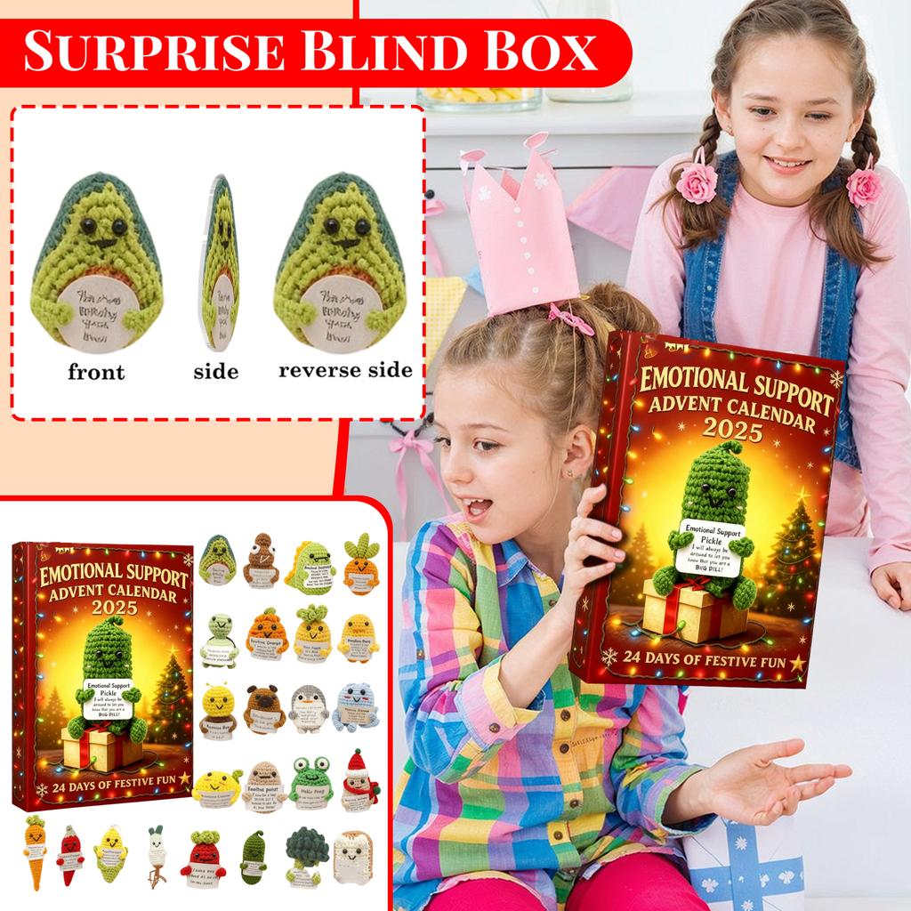 Calendarul de Advent Include 24 de Decorațiuni de Crăciun. Calendar de sosire Crăciun numărătoare inversă