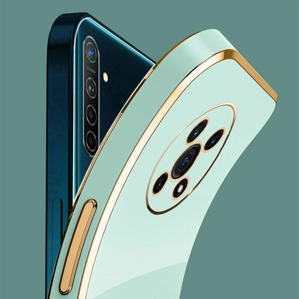 For Huawei Nova Y90 Case Huawei Nova Y90 Phone Case CTR-LX2 CTR-LX1 Case Luxury Square Plating Shockproof Back Cover