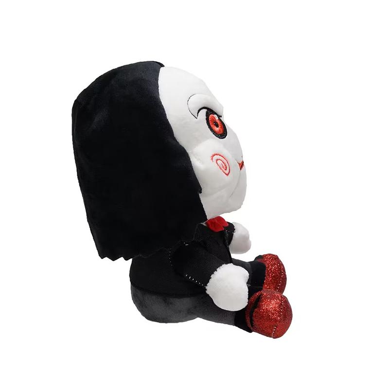 18cm Movie Saw Plush Toys Halloween Soft Stuffed Saw Billy Plush Doll Juego Macabro Cartoon Birthday Christmas Gift Fans