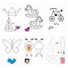 20pcs 3D Pen Printing Paper Painting Graffiti Template 40 Cartoon Patterns for Kids DIY