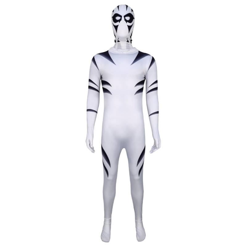 Tiger Daredevil White Cosplay Bodysuit Costume Jumpsuit Halloween Party Gift