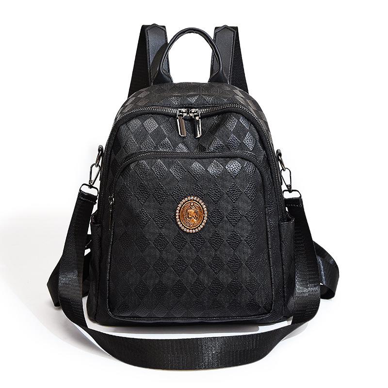 

Рюкзак женский большой вместимости для отдыха и путешествий чёрный