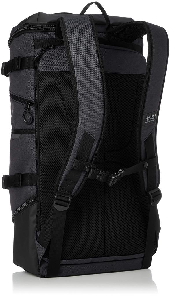 MistoForza Rucksack mit großer Kapazität für Sicherungskasten FMS10, Schlichtes Design, 30 Liter Fassungsvermögen, In Zeitschriften vorgestellt, Jetzt Grau