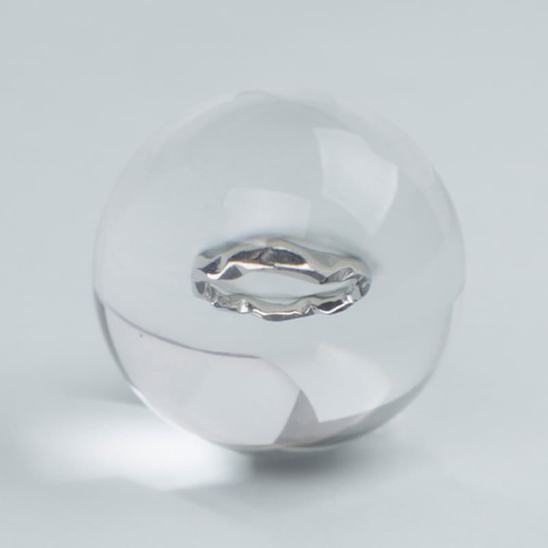 AUGUST ALICE Vanve Silver Wave Ring