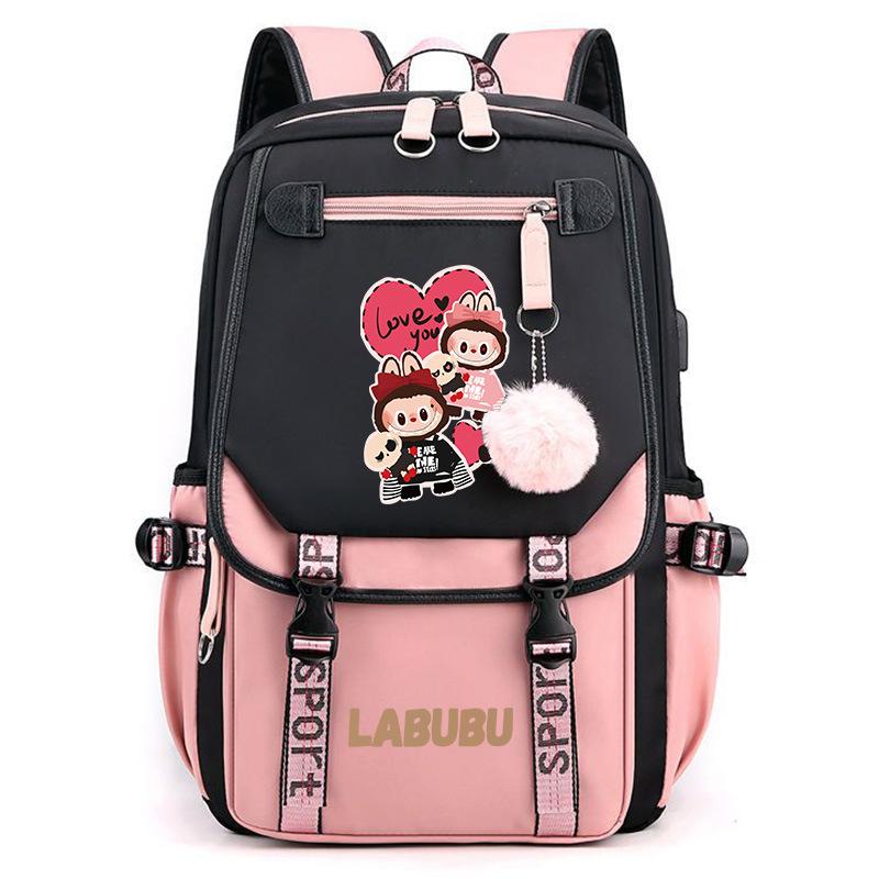 2024 New Labubu Labubu Primary School Schoolbag Boys 1236 Grade Boys Children Backpack