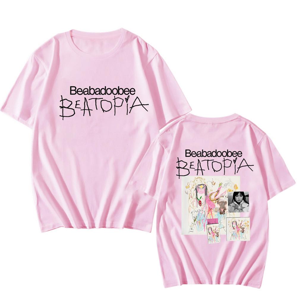 2025 Beabadoobee Beatopia Music Tour 2025 T Shirt Unisex Clothing Harajuku Unisex High Quality Cotton Tops Graphic T Shirts Fans Gi
