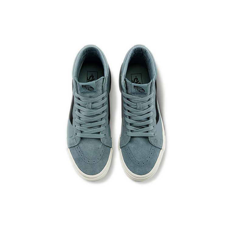 Vans Sk8 Slip Resistant Durable Lightweight High Top Skate Shoes Unisex Sneakers Blue VN0A4U3D5ED