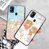 Black Case for Samsung Note 20 Lite S24 Ultra S23 A03 A05 A06 A11 A71 A15 A16 A13 A24 A25 A33 A52 A53 A50 M55 M35 Plus H-4 Little Twin Stars