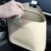 Dustbin Silicone Car Trash Can Portable Space Saving Organizers Creative Hanging Waste Bin  Home