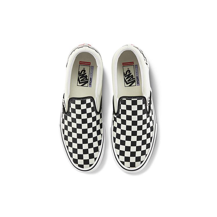 New Vans Skate Slip On Checkerboard Black Off White VN0A5FCAAUH