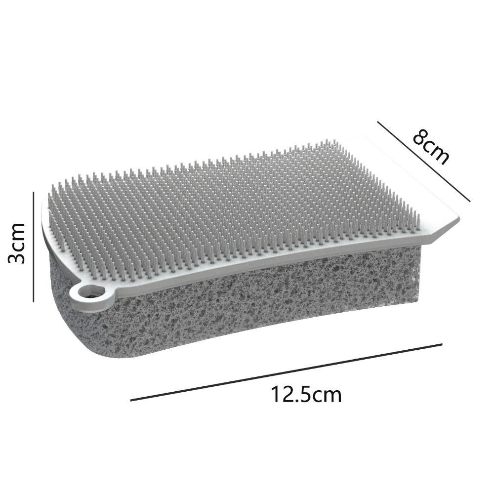 Multifunctional 3in1 Silicone Cleaning Sponge Double-sided Reusable Dishwashing Brush Kitchen Sponge Wipes Clean Tool