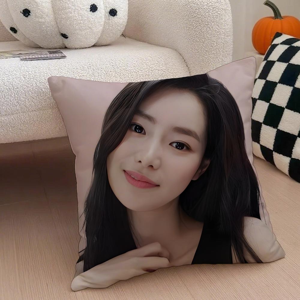 Actor Seductive LLim Jiyeon Cushion Cover Throw Pillow Cover Hidden Button Durable Polyester Chair Cushion