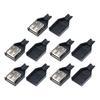 USB Female Socket Shell USB 2.0 5V Mobile Female Socket