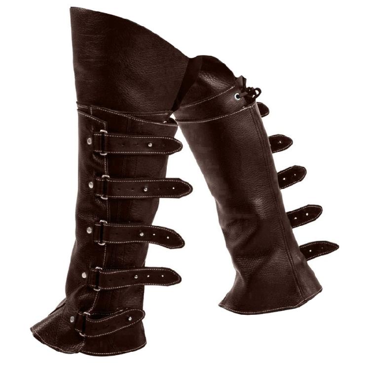 Coprigambe Steampunk Punk Medievali Copristivali da Pirata Costumi Rinascimentali