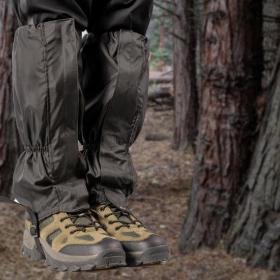 1 Paar Outdoor Gamaschen Verstellbar Herren Damen Wandern Klettern Schutz Schnee Stiefel Skifahren Jagen Sand