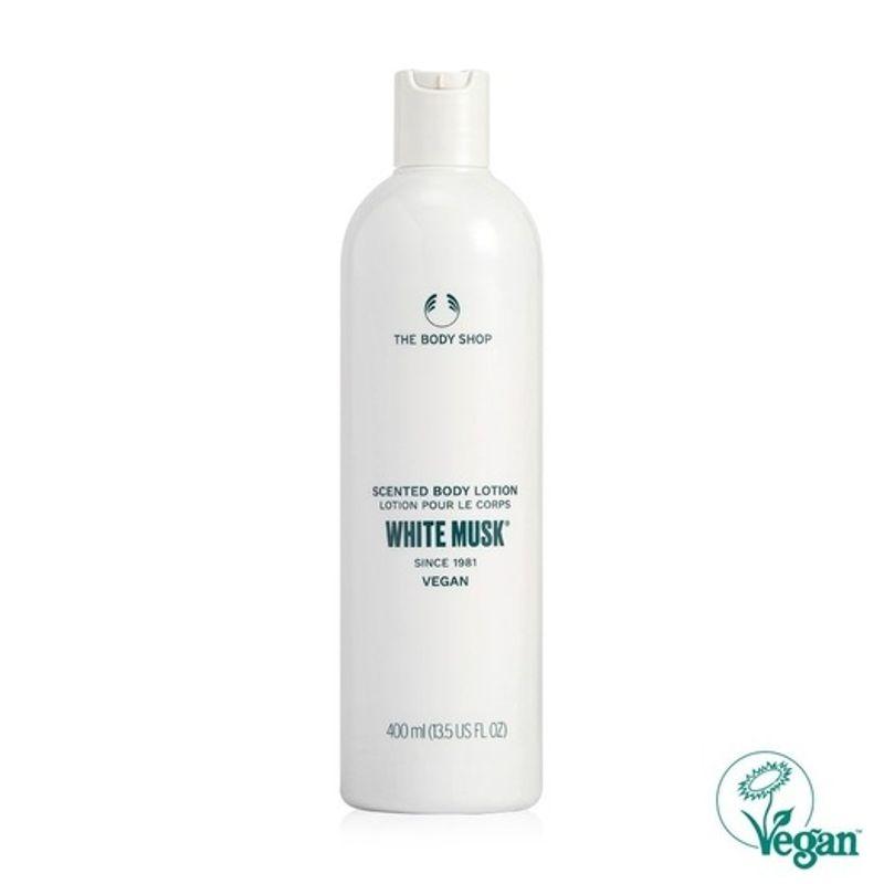 The Body Shop Scented White Musk Body Lotion 400ML (19202) FREE