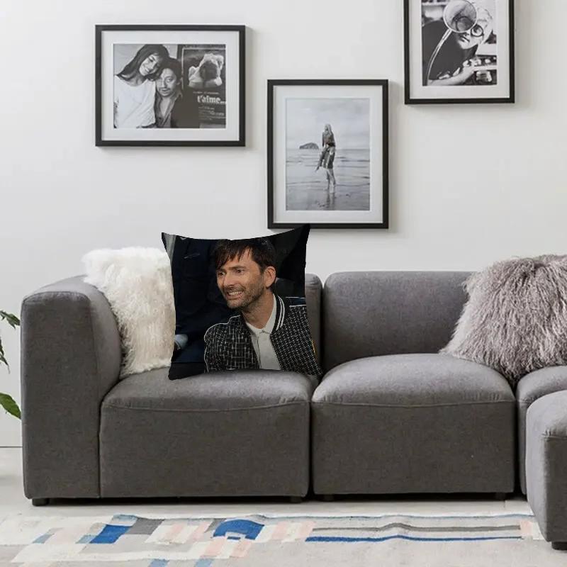 Kissen David Tennant Dekorative Kissenbezüge für Kissen 45x45 Kissenbezüge Sofakissen Kissenbezug Deko 40x40 Autodekoration