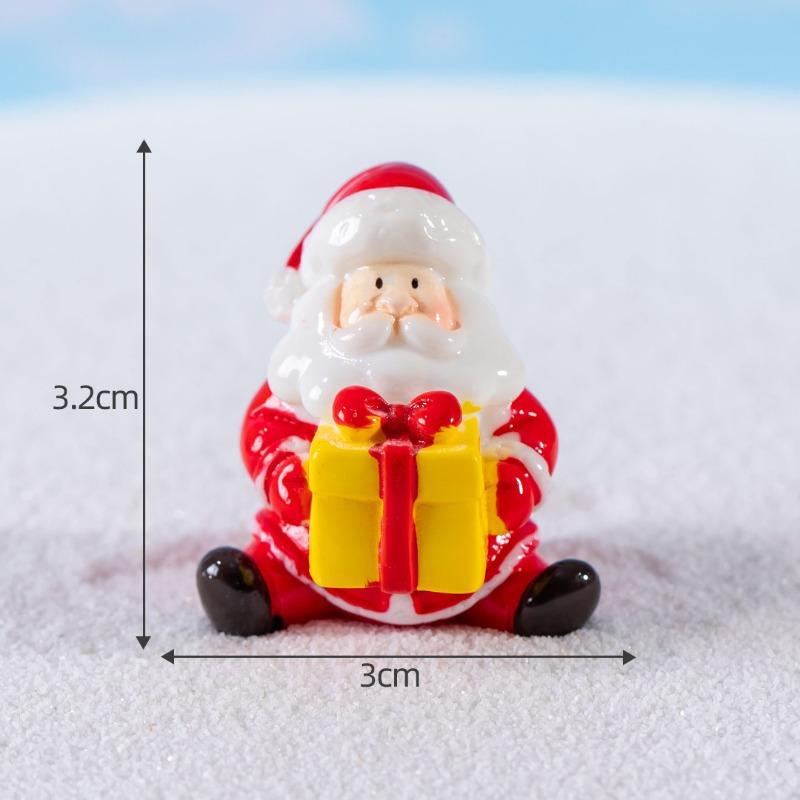 Micro-landscape Santa Claus Cute Snowman Crystal Ball Decorative Accessories Desktop Small Ornaments